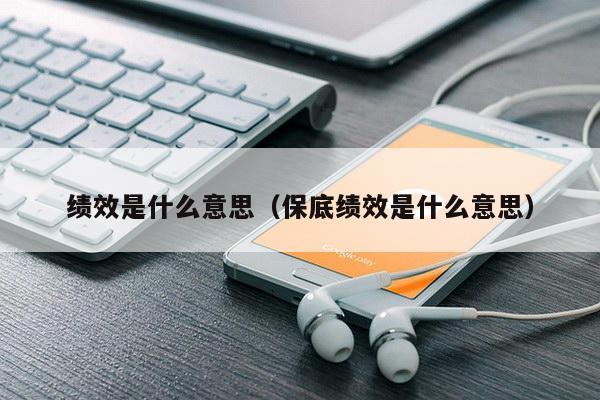 绩效是什么意思（保底绩效是什么意思）