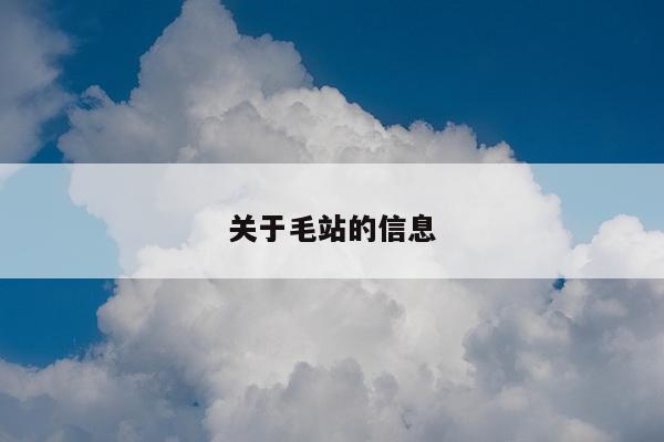 关于毛站的信息