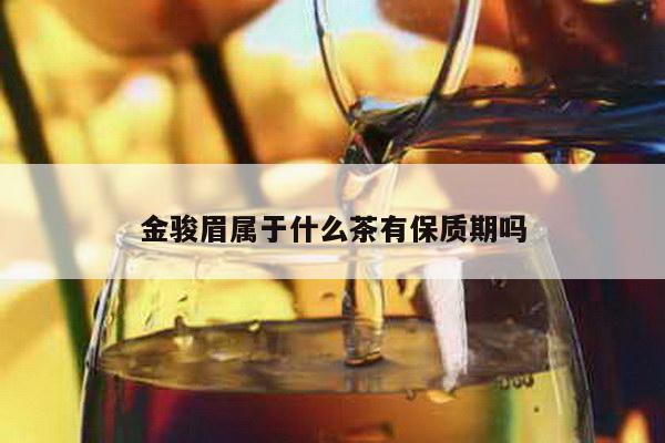 金骏眉属于什么茶有保质期吗