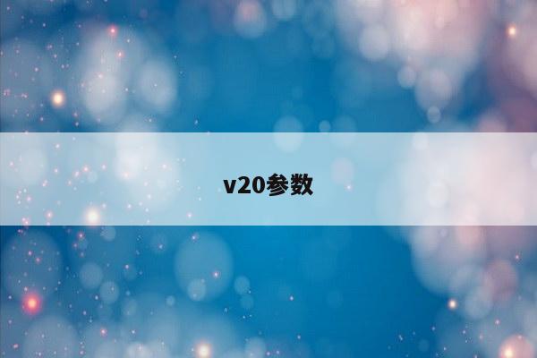 v20参数