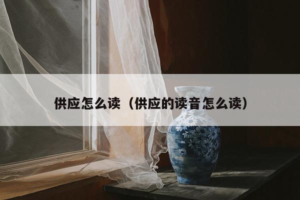 供应怎么读（供应的读音怎么读）