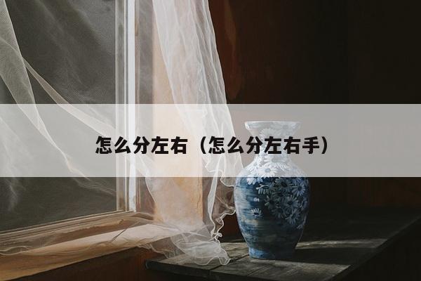 怎么分左右（怎么分左右手）