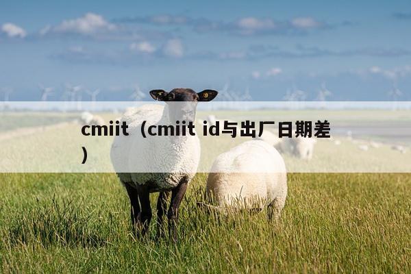 cmiit（cmiit id与出厂日期差）