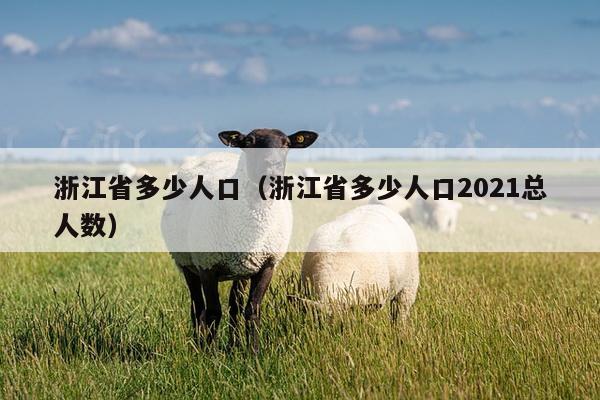 浙江省多少人口（浙江省多少人口2021总人数）