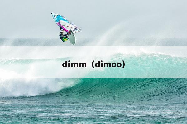 dimm（dimoo）