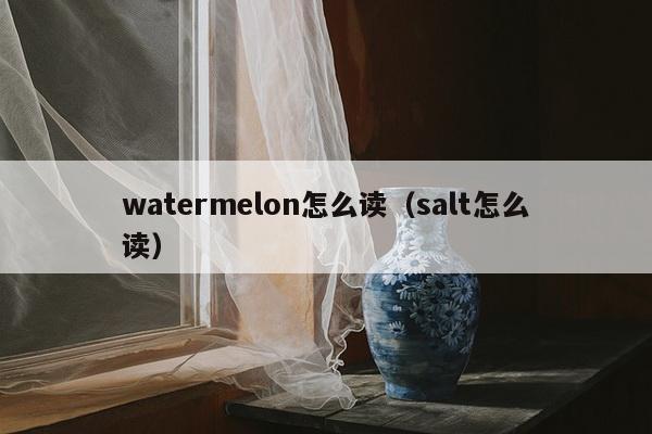 watermelon怎么读（salt怎么读）