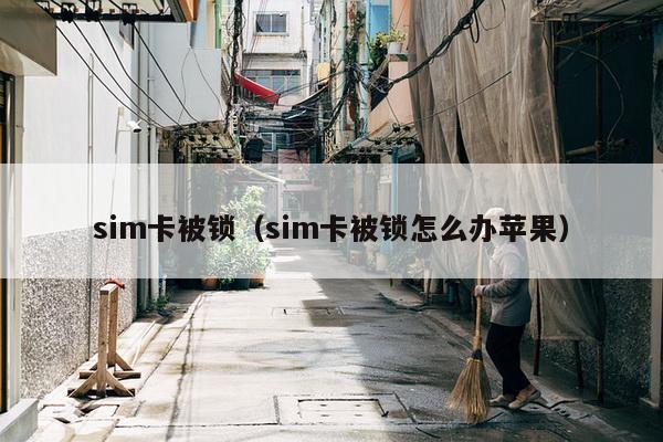 sim卡被锁（sim卡被锁怎么办苹果）