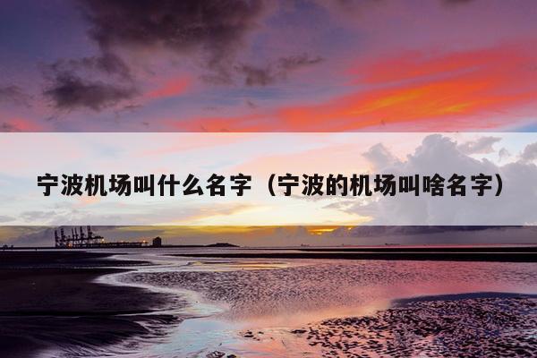 宁波机场叫什么名字（宁波的机场叫啥名字）