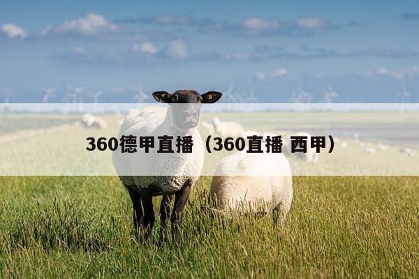 360德甲直播（360直播 西甲）