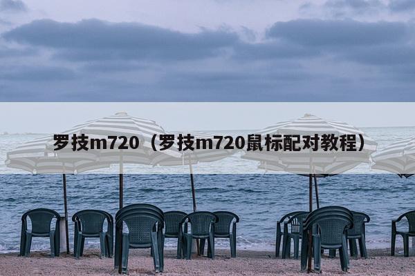 罗技m720（罗技m720鼠标配对教程）