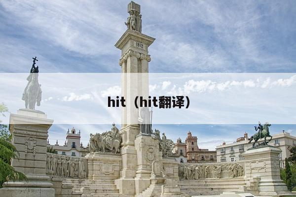 hit（hit翻译）