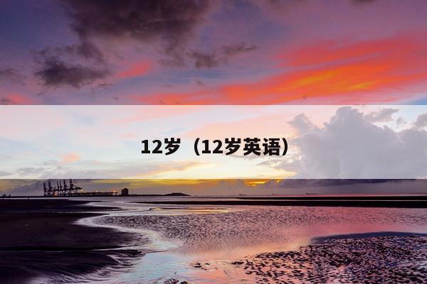 12岁（12岁英语）